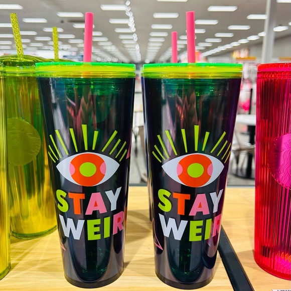 Starbucks Stay Weird Cup Tumbler Venti 2023 Target Exclusive Back to School New - Picture 10 of 11